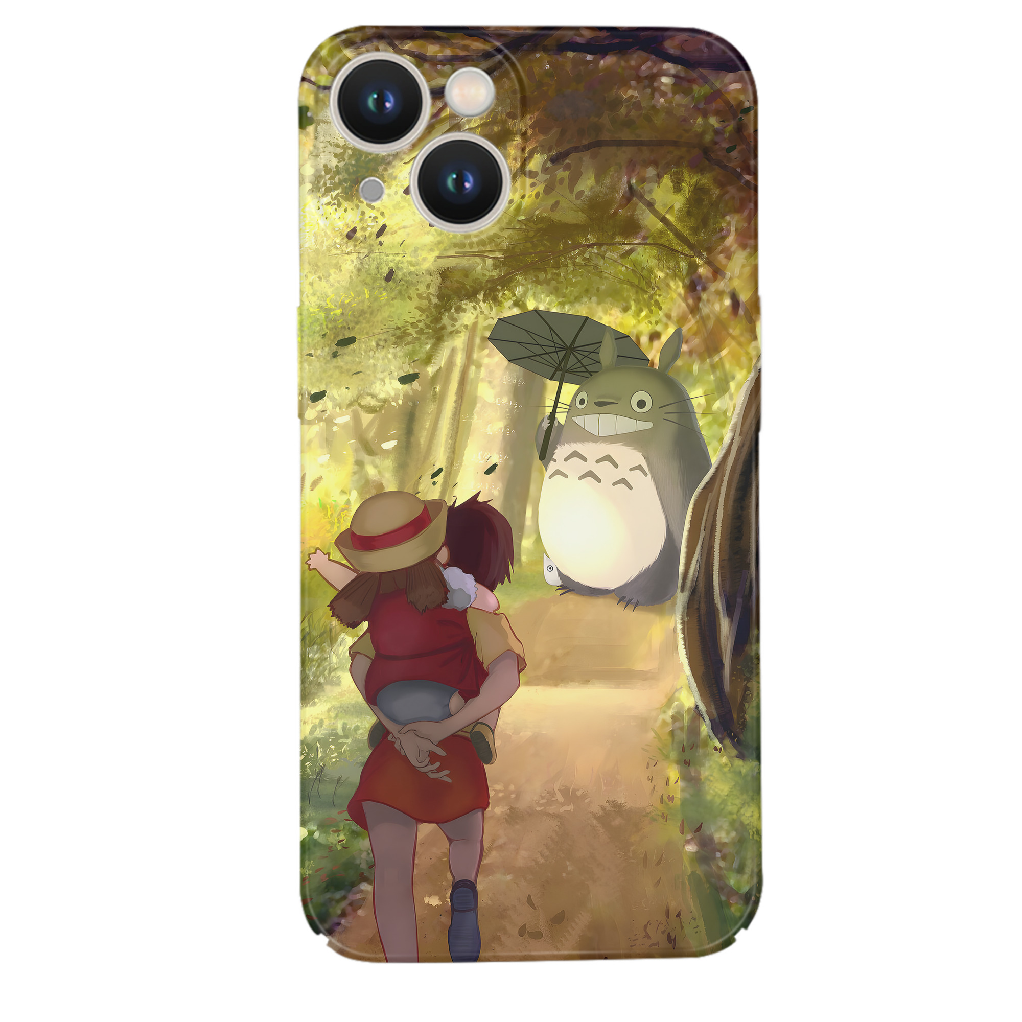 （画像用） となりのトトロ 草壁メイ 草壁サツキ My Neighbor Totoro Satsuki Kusakabe Mei Kusakabe 【iPhone 14シリーズ対応】ハードケース